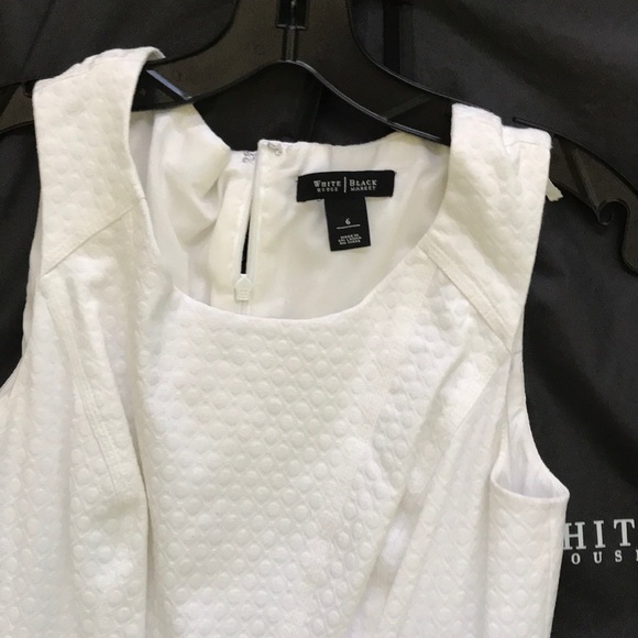 White House Black Market White Dress - Picture 2 of 4